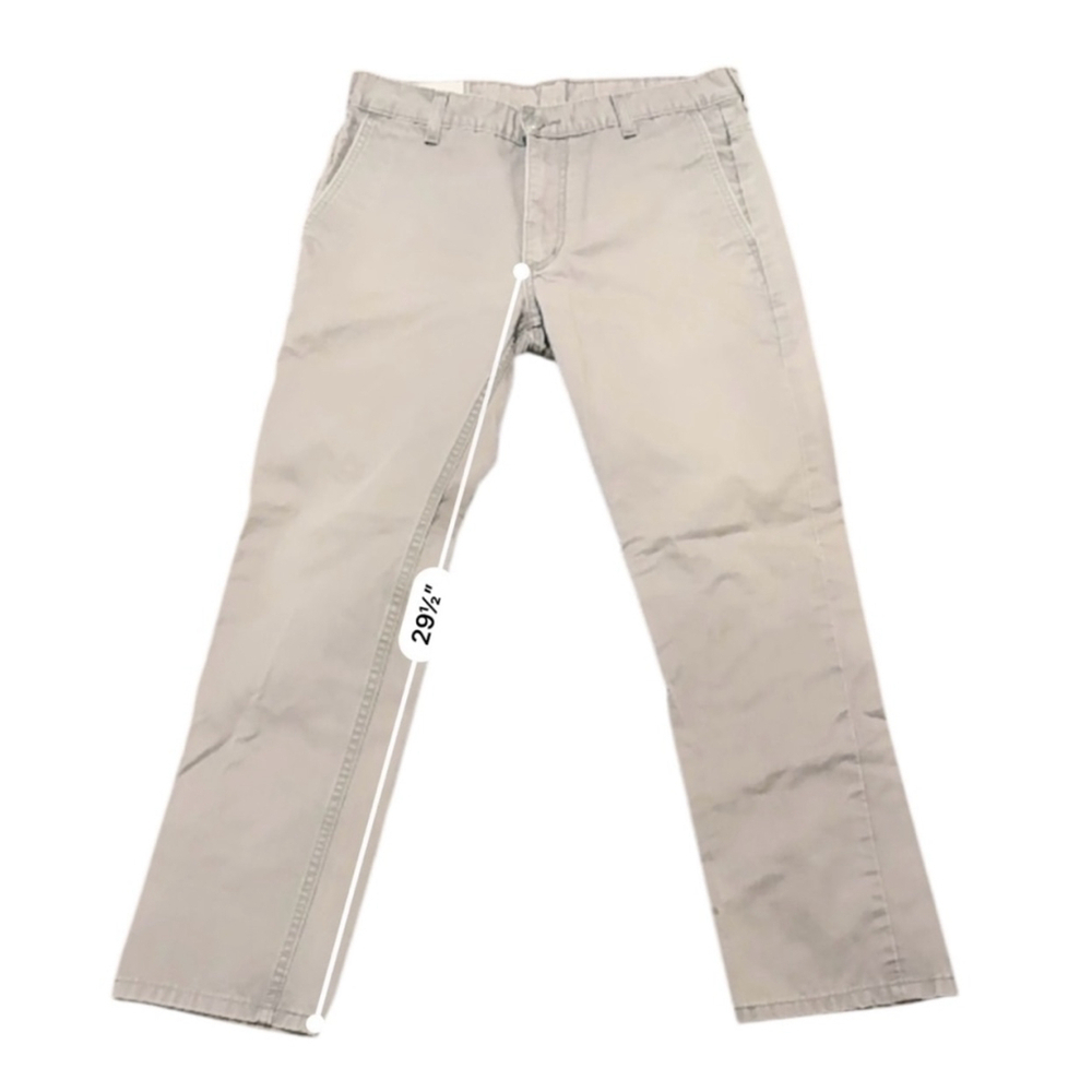 LEVI'S Men’s CHINO AUTHENTIC STRAIGHT FIT PANTS Stone Grey Sz 32x30​​​​ - Picture 4 of 7